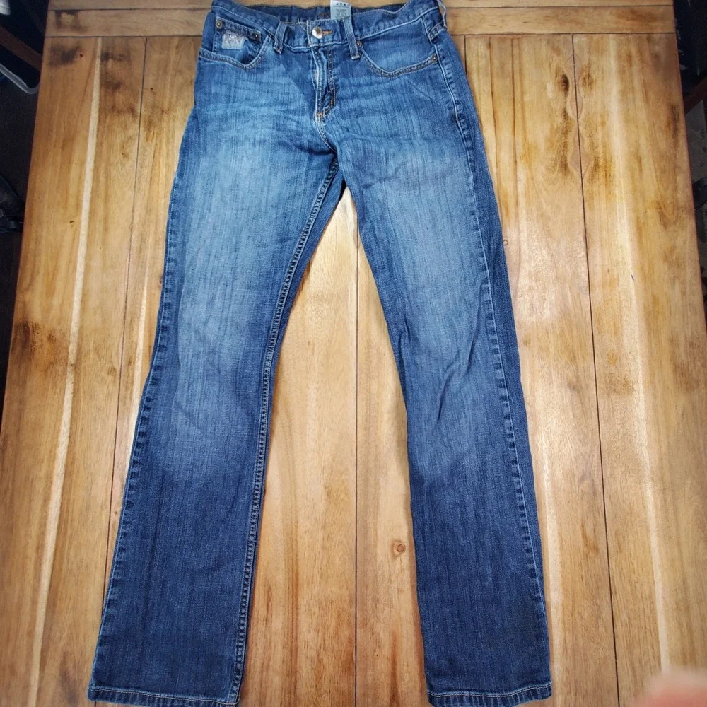 Cinch Silver Label Performance Jeans Men 29x34 Blue Medium Wash MB98034006